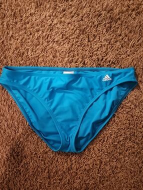 Adidas Blue Swim Bottoms, Womens Size XL EUC